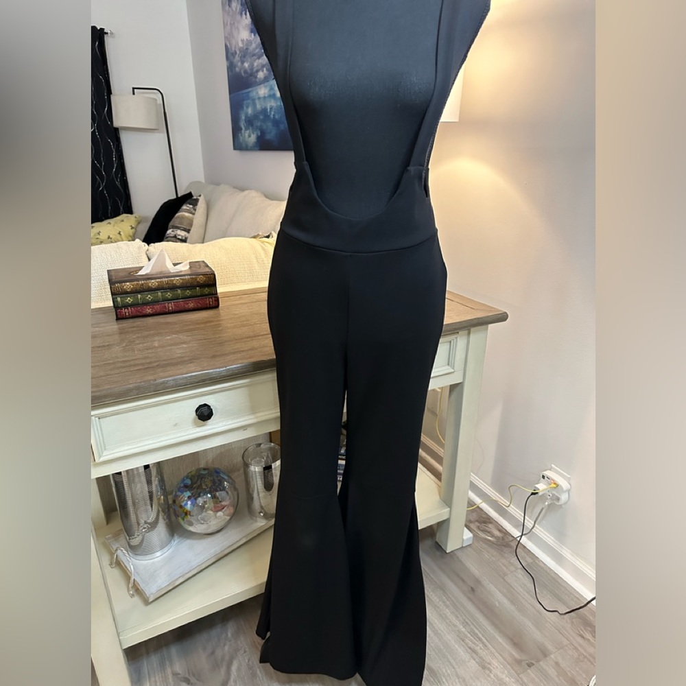 Like An Angel Black Jumpsuit - Size S